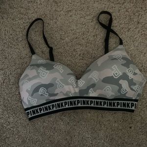 Pink bra